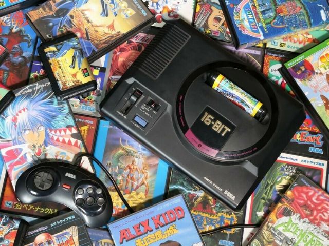 mega drive e seus jogos