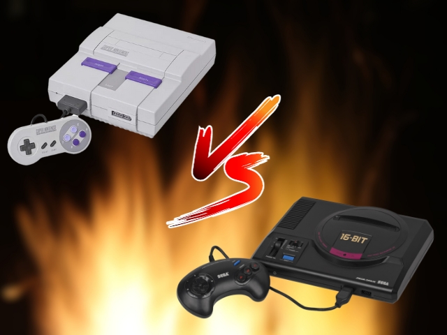 super nintendo classico vs mega drive 